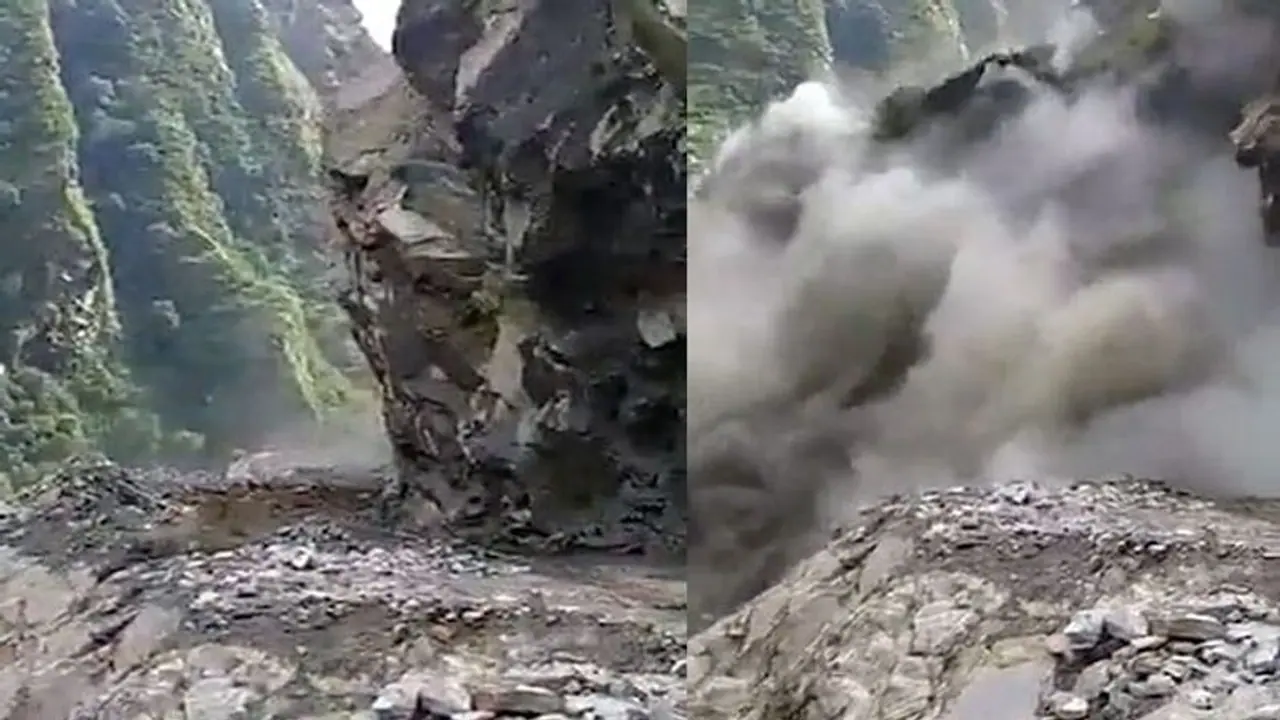 উত্তরাখন্ডে আবার প্রাকৃতিক দুর্যোগ , পাহাড় ভেঙে পড়লো মানস সরোবরে যাবার পথে উত্তরাখন্ডে আবার প্রাকৃতিক দুর্যোগ , পাহাড় ভেঙে পড়লো মানস সরোবরে যাবার পথে