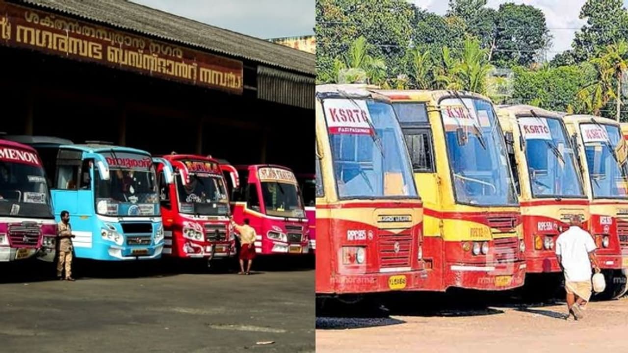 'മോട്ടോർ വാഹന വകുപ്പിനെന്ത് കെഎസ്ആർടിസി, എന്ത് പ്രൈവറ്റ്'; തൃശ്ശൂരിൽ നിയമലംഘനങ്ങൾക്ക് ബസുകൾക്ക് പിഴ 'മോട്ടോർ വാഹന വകുപ്പിനെന്ത് കെഎസ്ആർടിസി, എന്ത് പ്രൈവറ്റ്'; തൃശ്ശൂരിൽ നിയമലംഘനങ്ങൾക്ക് ബസുകൾക്ക് പിഴ