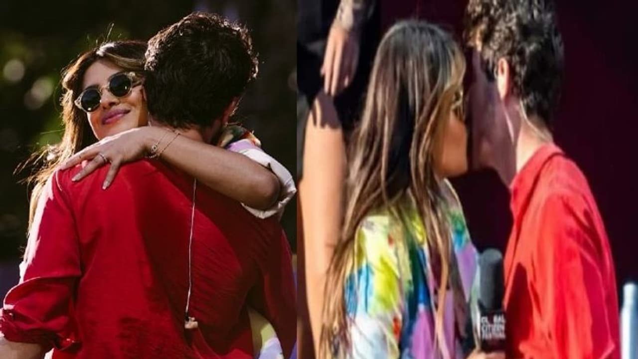 గ్లోబల్ ఫెస్టివల్లో భర్తను ముద్దులతో ముంచెత్తిన ప్రియాంక చోప్రా.. వైరల్ అవుతున్న వీడియో! గ్లోబల్ ఫెస్టివల్లో భర్తను ముద్దులతో ముంచెత్తిన ప్రియాంక చోప్రా.. వైరల్ అవుతున్న వీడియో!