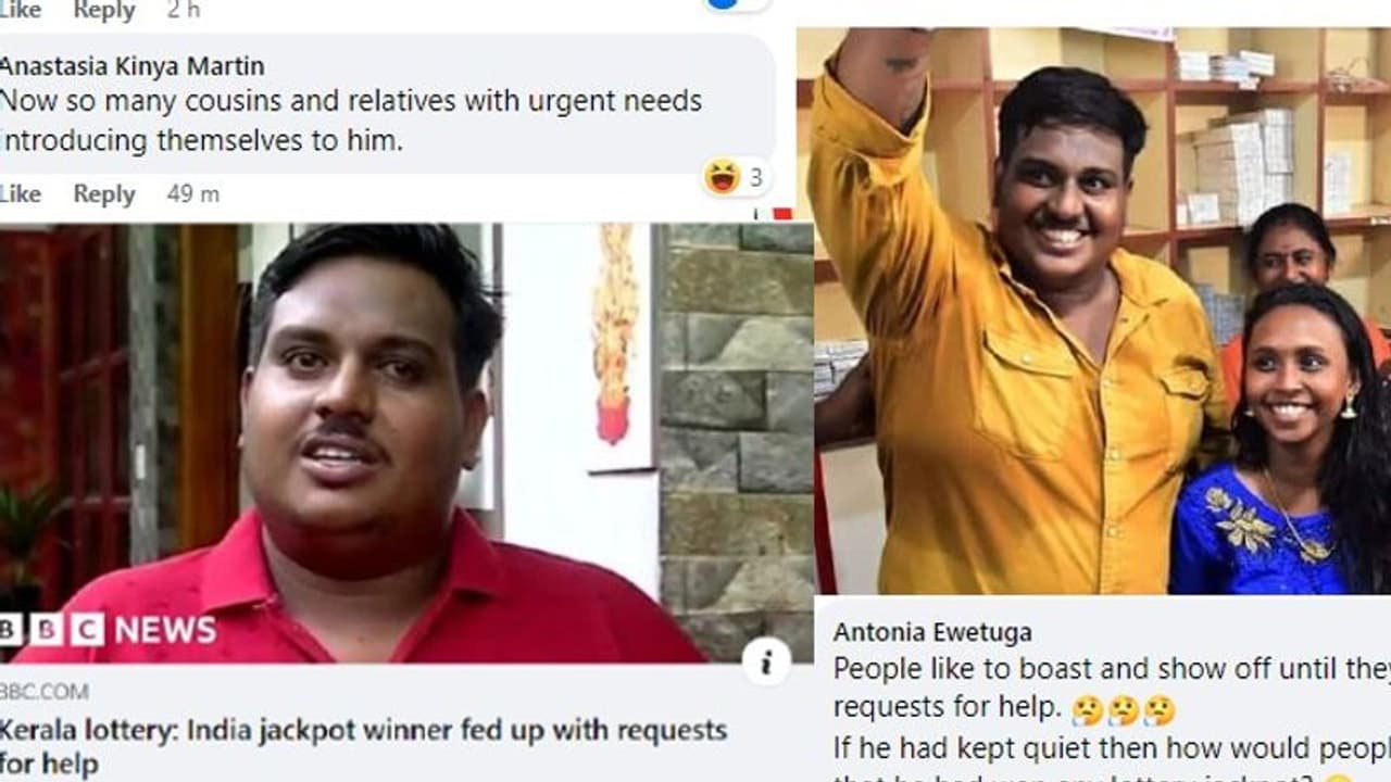 ഓണം ബംമ്പര്‍ അടിച്ച അനൂപിന്‍റെ 'അവസ്ഥ' ബിബിസിയിലും; കമന്‍റുമായി വിദേശികള്‍