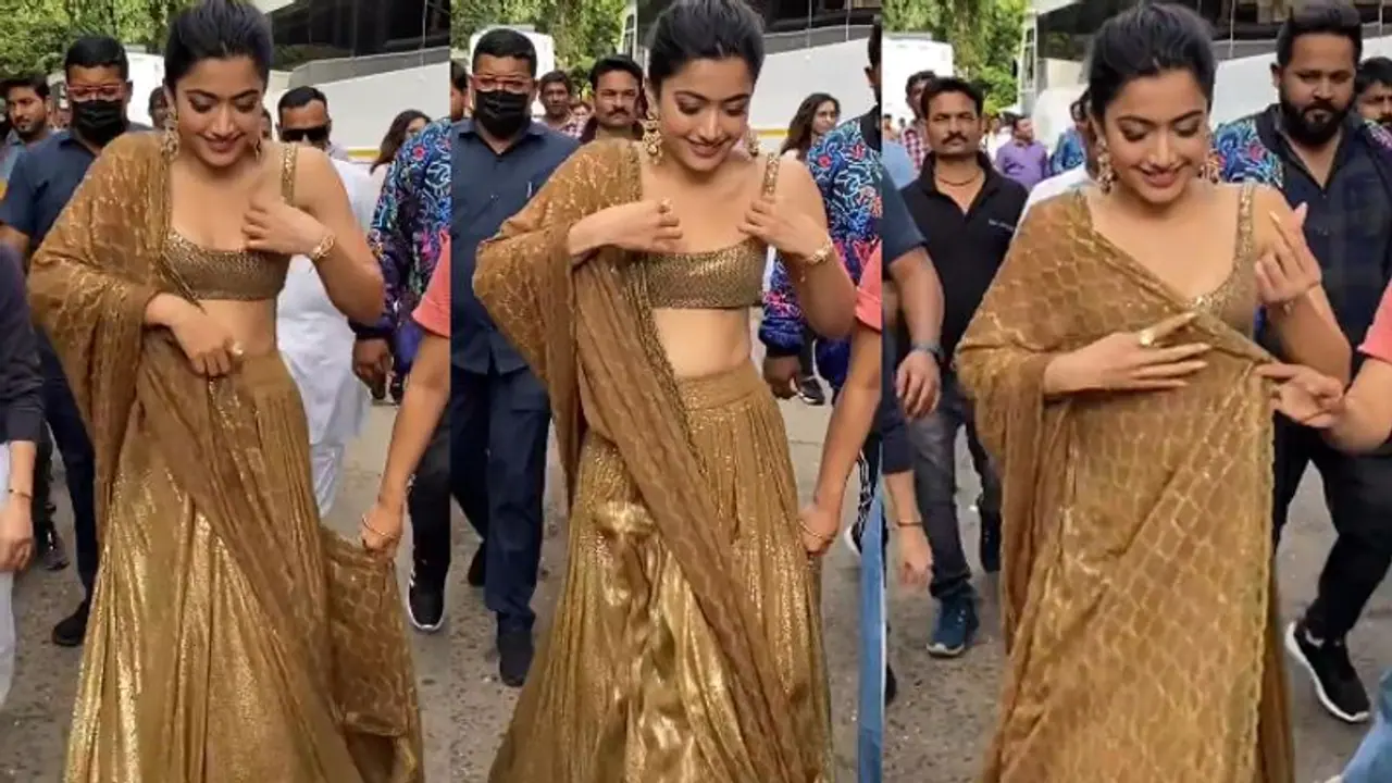 छोटा ब्रालेट पहनकर पब्लिक में निकलीं रश्मिका मंदाना, Oops Moment का शिकार हुईं तो लोग लेने मजे छोटा ब्रालेट पहनकर पब्लिक में निकलीं रश्मिका मंदाना, Oops Moment का शिकार हुईं तो लोग लेने मजे