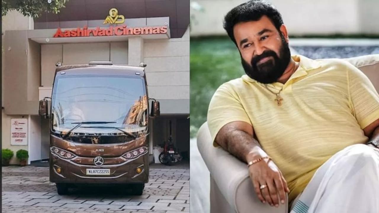 പുത്തൻ കാരവാൻ സ്വന്തമാക്കി മോഹൻലാൽ പുത്തൻ കാരവാൻ സ്വന്തമാക്കി മോഹൻലാൽ