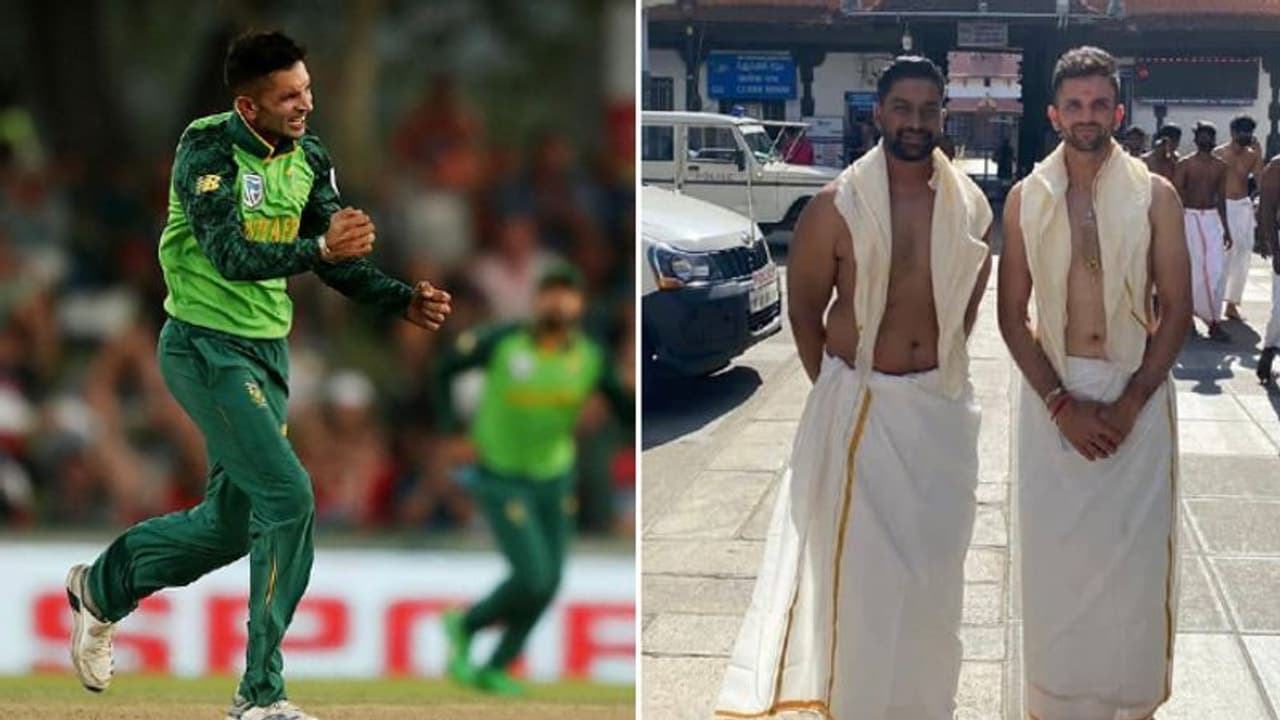 ശ്രീ പത്മനാഭസ്വാമി ക്ഷേത്രം സന്ദര്ശിച്ച് ദക്ഷിണാഫ്രിക്കന് സ്പിന്നര് കേശവ് മഹാരാജ്; കൂടെ നവരാത്രി ആശംസകളും ശ്രീ പത്മനാഭസ്വാമി ക്ഷേത്രം സന്ദര്ശിച്ച് ദക്ഷിണാഫ്രിക്കന് സ്പിന്നര് കേശവ് മഹാരാജ്; കൂടെ നവരാത്രി ആശംസകളും