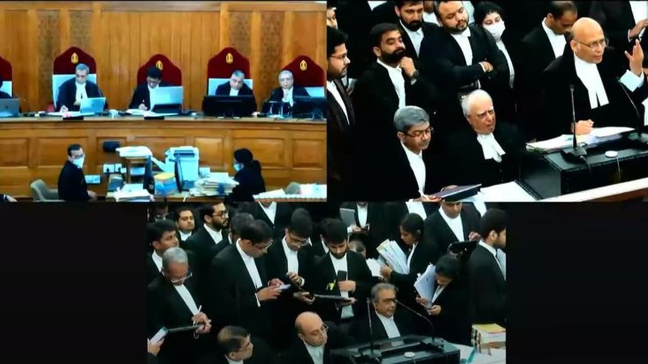 supreme court live streaming: Shiv Sena: உச்ச நீதிமன்ற வரலாற்றில் முதல்முறை!அரசியல்சாசன அமர்வு விசாரணை நேரலை supreme court live streaming: Shiv Sena: உச்ச நீதிமன்ற வரலாற்றில் முதல்முறை!அரசியல்சாசன அமர்வு விசாரணை நேரலை