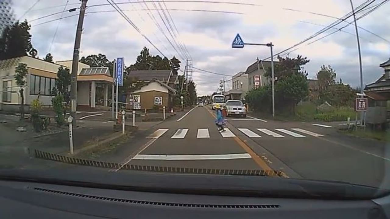 गजब है जापान और वहां के लोग, बच्ची के रोड क्रॉस करने पर रूक गया ट्रैफिक, वीडियो में देखिए कैसे बोला थैंक्यू 