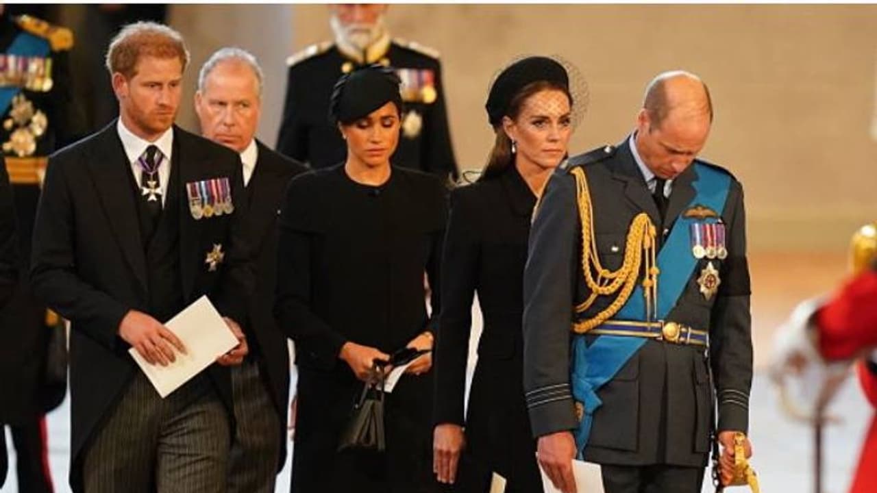 ഹാരി രാജകുമാരനും മേഗനും രാജകുടുംബത്തിലെ ഏറ്റവും താഴ്ന്ന സ്ഥാനം?