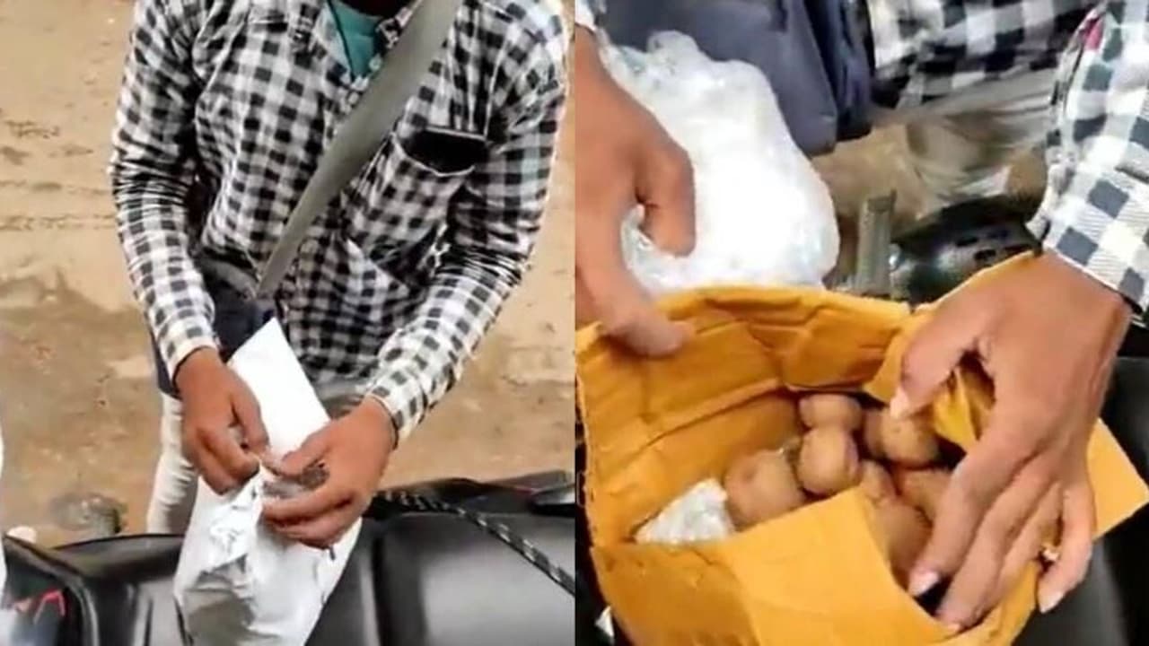 ஆன்லைனில் ட்ரோன் கேமிரா ஆர்டர் போட்ட இளைஞருக்கு ஒரு கிலோ உருளைக்கிழங்கு பார்ச்சல்.. 85 ஆயிரம் அபேஸ்.. 