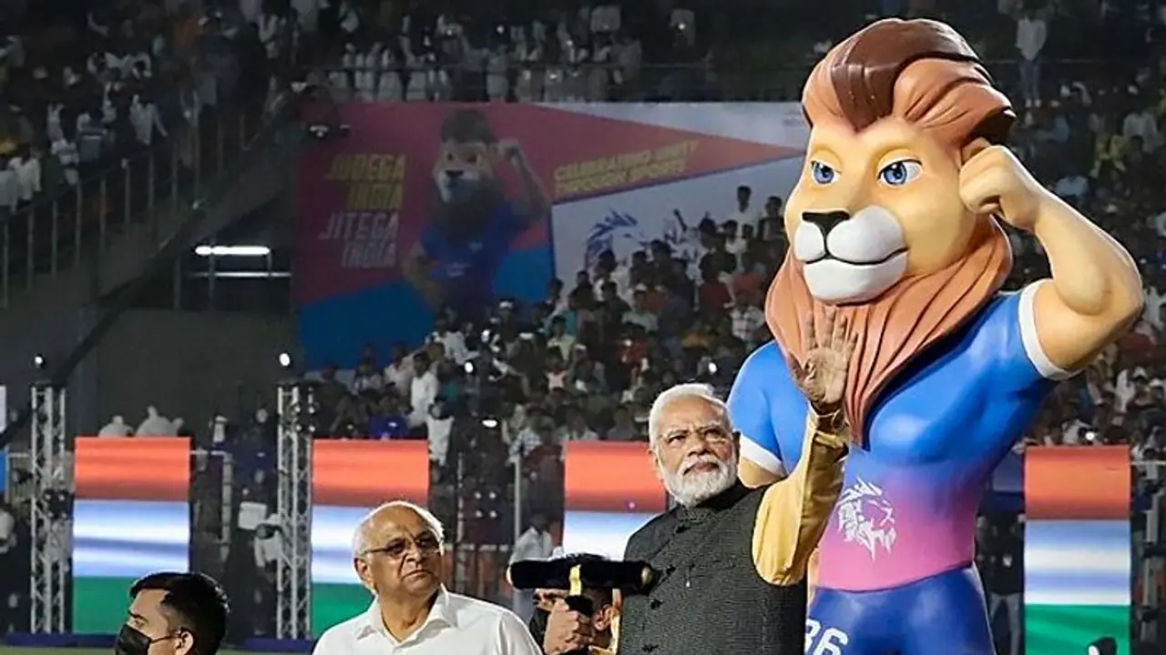 ദേശീയ ഗെയിംസിന് ഗുജറാത്തില്‍ തിരി തെളിഞ്ഞു