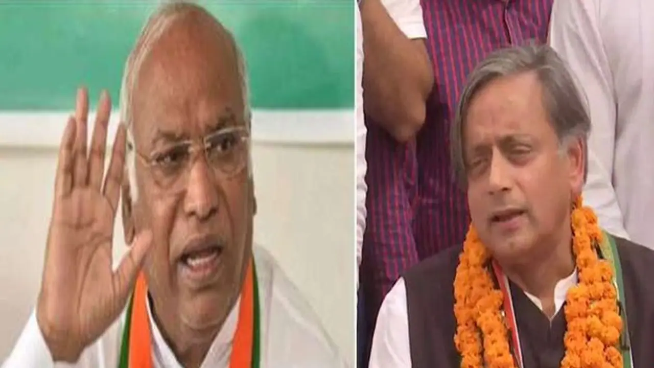 मल्लिकार्जुन खड़गे ने भरा नामांकन, कांग्रेस अध्यक्ष की रेस में सबसे आगे, थरूर ने कहा  वो पार्टी के पितामह