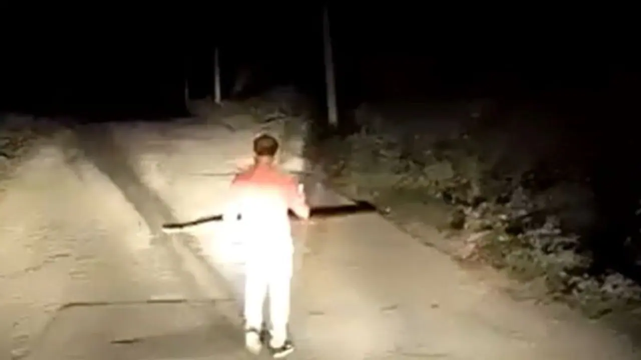 अंधेरी काली रात में जंगल के बीच से गुजर रहा था शख्स, रास्ते में नजर आया सांप और तब जो हुआ वो चाैंकाने वाला है अंधेरी काली रात में जंगल के बीच से गुजर रहा था शख्स, रास्ते में नजर आया सांप और तब जो हुआ वो चाैंकाने वाला है