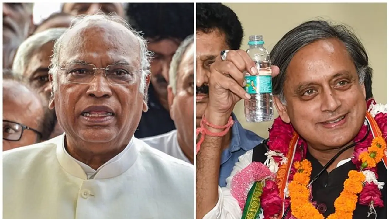 വലിയൊരു വിഭാഗം ഒപ്പമുള്ളതിന് താന് എന്ത് ചെയ്യാന്? പാര്ട്ടിയെ സ്നേഹിക്കുന്നവരുടെ ആശിർവാദമുണ്ടെന്ന് ഖാര്ഗെ വലിയൊരു വിഭാഗം ഒപ്പമുള്ളതിന് താന് എന്ത് ചെയ്യാന്? പാര്ട്ടിയെ സ്നേഹിക്കുന്നവരുടെ ആശിർവാദമുണ്ടെന്ന് ഖാര്ഗെ