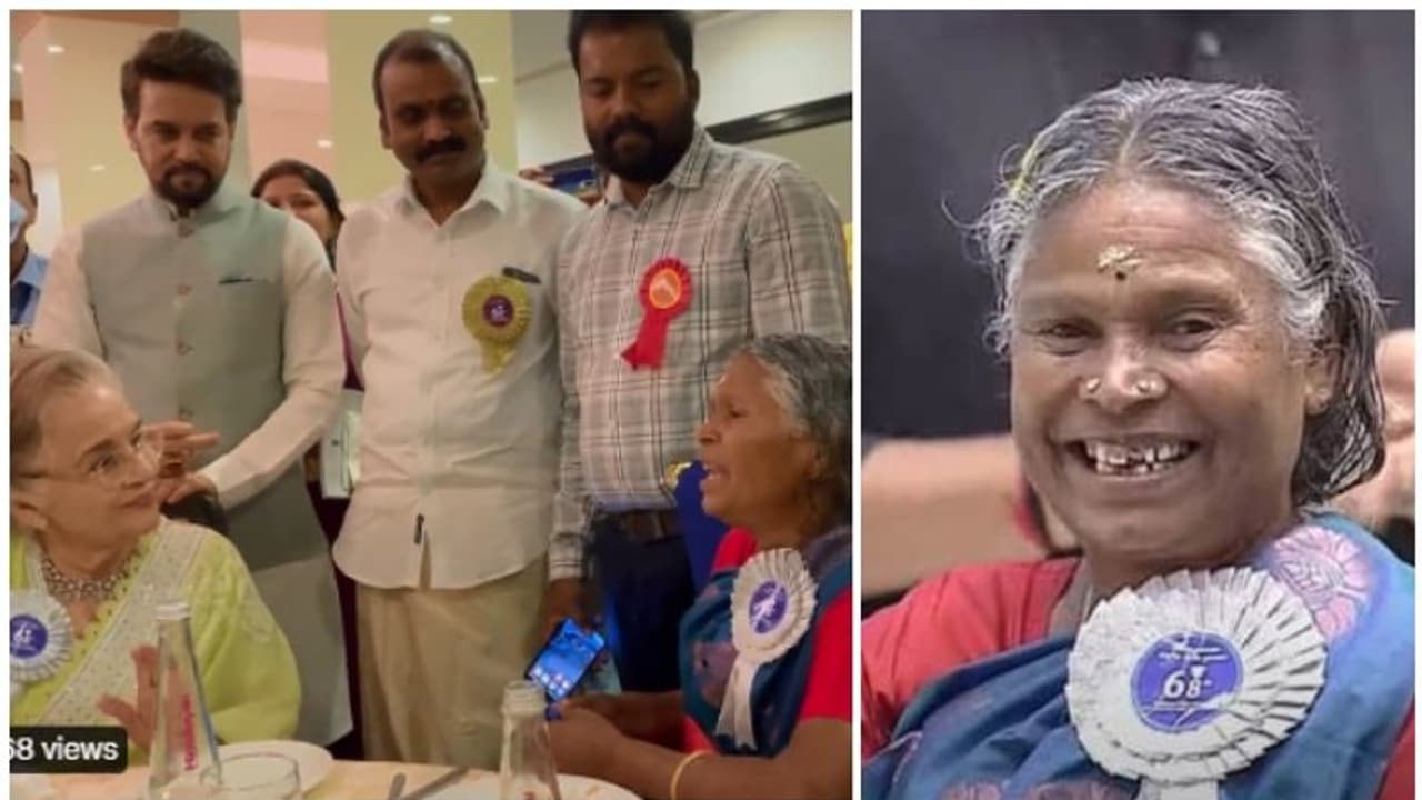 നഞ്ചിയമ്മയെ അഭിനന്ദിച്ച് കേന്ദ്രമന്ത്രി അനുരാഗ് സിംഗ് താക്കൂർ, പാട്ടും പങ്കുവെച്ചു നഞ്ചിയമ്മയെ അഭിനന്ദിച്ച് കേന്ദ്രമന്ത്രി അനുരാഗ് സിംഗ് താക്കൂർ, പാട്ടും പങ്കുവെച്ചു