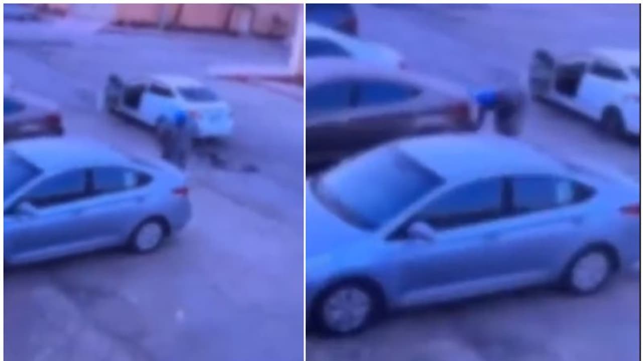 വീടിന് മുമ്പില്‍ പാര്‍ക്ക് ചെയ്ത വാഹനങ്ങള്‍ കത്തിക്കാന്‍ ശ്രമിച്ചയാള്‍ പിടിയില്‍, വീഡിയോ