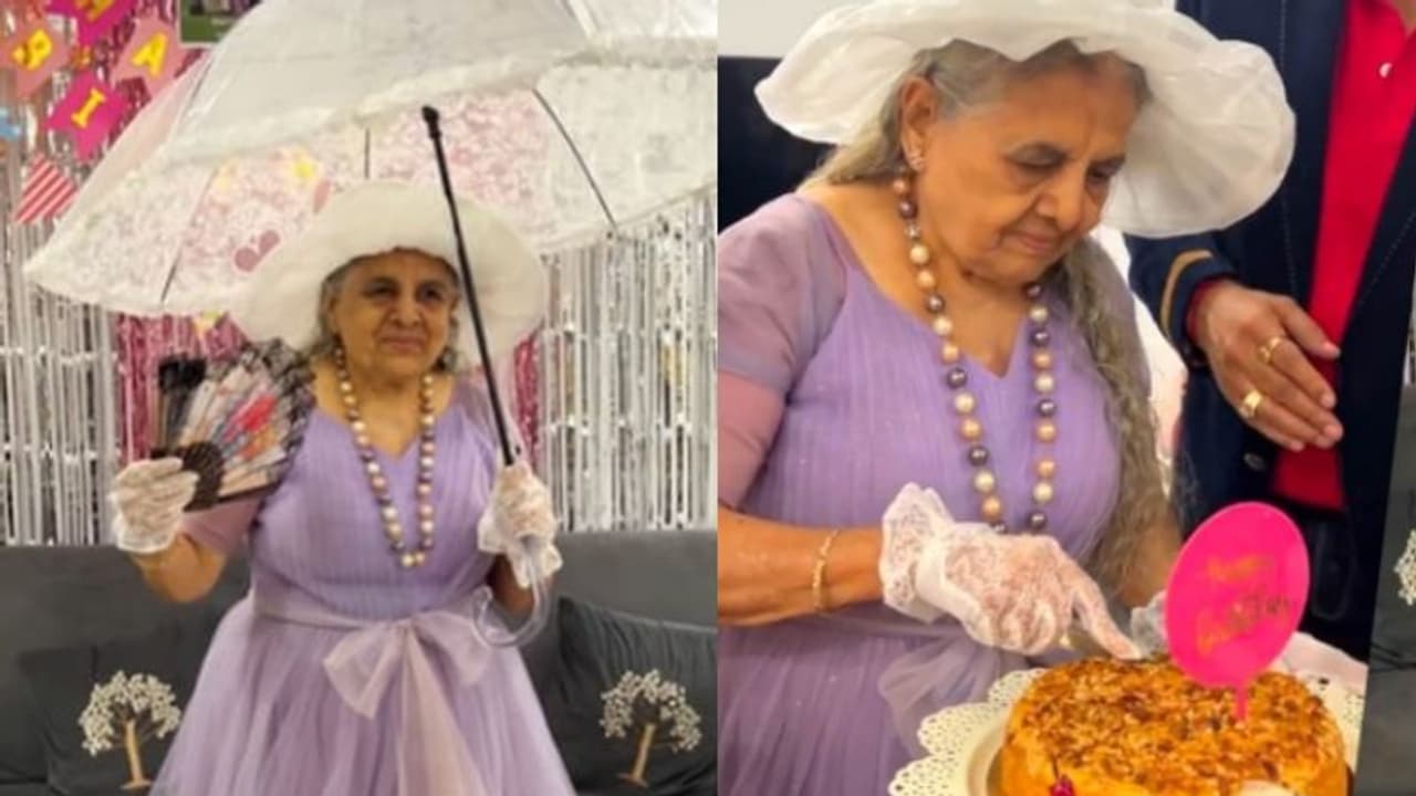 പ്രായമൊക്കെ വെറും നമ്പറല്ലേ; മുത്തശ്ശിയുടെ 89 ആം ജന്മദിനം ആഘോഷമാക്കി കുടുംബം; വീഡിയോ പ്രായമൊക്കെ വെറും നമ്പറല്ലേ; മുത്തശ്ശിയുടെ 89 ആം ജന്മദിനം ആഘോഷമാക്കി കുടുംബം; വീഡിയോ