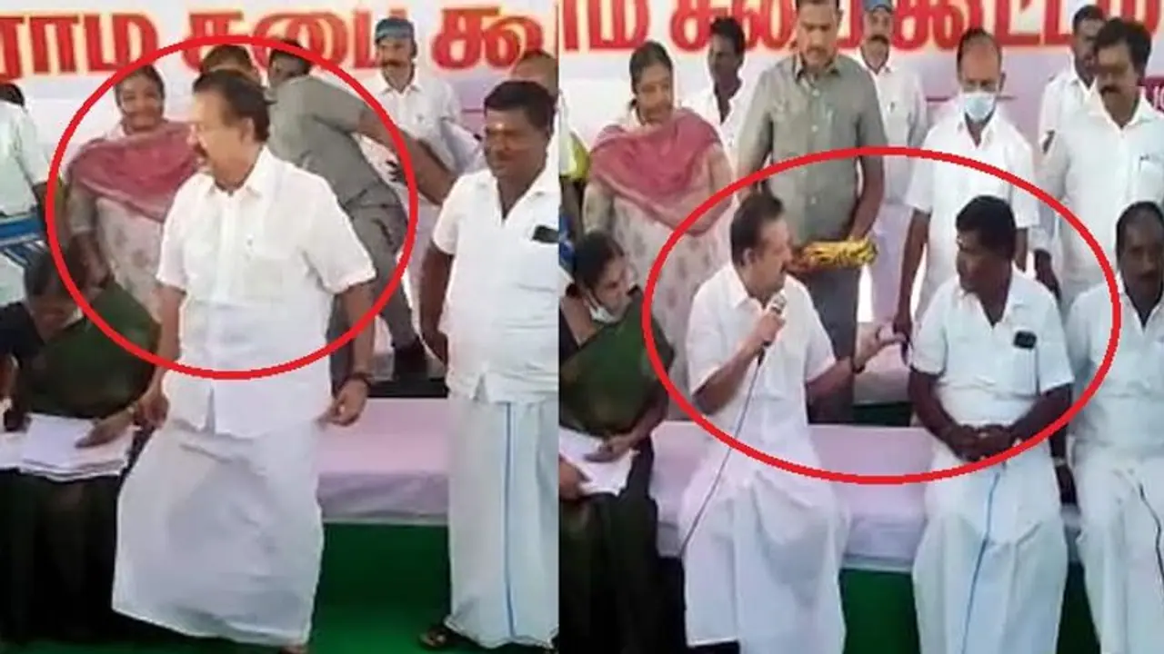 பாதியிலேயே வெளியேறிய அமைச்சர் பொன்முடி.. கிராமசபை கூட்டத்தில் பரபரப்பு... நடந்தது என்ன? பாதியிலேயே வெளியேறிய அமைச்சர் பொன்முடி.. கிராமசபை கூட்டத்தில் பரபரப்பு... நடந்தது என்ன?