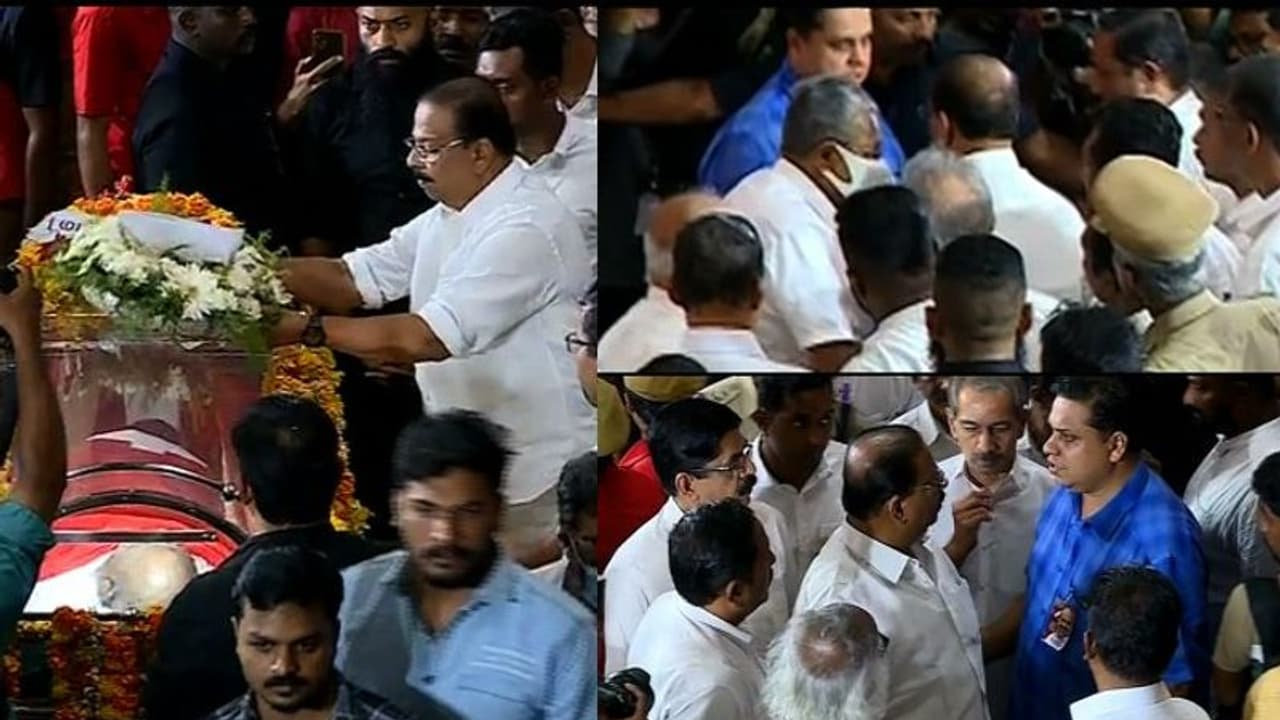 രാഷ്ട്രീയ വൈര്യം മറന്ന് നേതാക്കൾ: കോടിയേരിക്ക് അന്തിമോപചാരം അര്പ്പിച്ച് സുധാകരൻ രാഷ്ട്രീയ വൈര്യം മറന്ന് നേതാക്കൾ: കോടിയേരിക്ക് അന്തിമോപചാരം അര്പ്പിച്ച് സുധാകരൻ