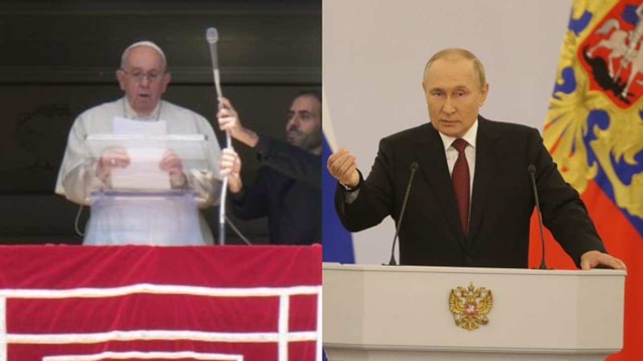 യുക്രൈനിലെ അക്രമം അവസാനിപ്പിക്കണമെന്ന് വ്ലാദിമിർ പുടിനോട് വ്യക്തിപരമായ അപേക്ഷയുമായി മാര്പാപ്പ യുക്രൈനിലെ അക്രമം അവസാനിപ്പിക്കണമെന്ന് വ്ലാദിമിർ പുടിനോട് വ്യക്തിപരമായ അപേക്ഷയുമായി മാര്പാപ്പ