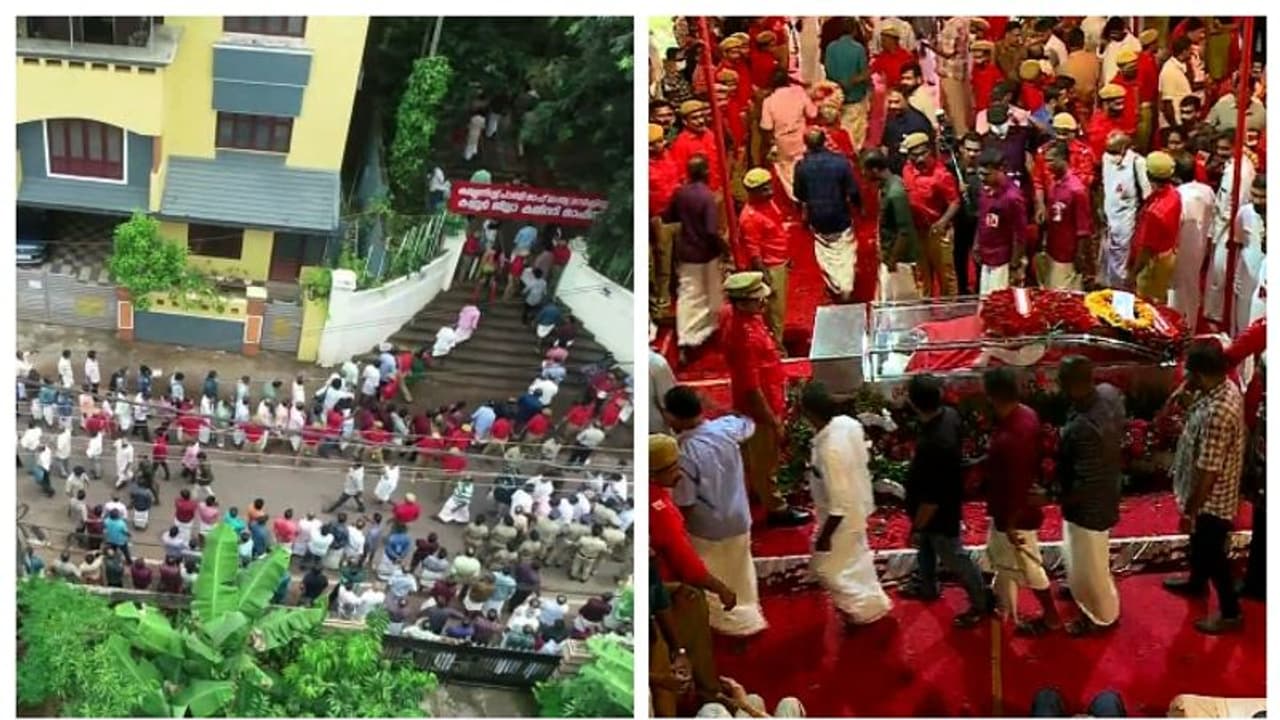 കോടിയേരിക്ക് കണ്ണൂരിന്റെ ലാല്സലാം, വീട്ടിലേക്ക് ഒഴുകിയെത്തിയത് ആയിരങ്ങള്, മൃതദേഹം ജില്ലാകമ്മിറ്റി ഓഫീസില് കോടിയേരിക്ക് കണ്ണൂരിന്റെ ലാല്സലാം, വീട്ടിലേക്ക് ഒഴുകിയെത്തിയത് ആയിരങ്ങള്, മൃതദേഹം ജില്ലാകമ്മിറ്റി ഓഫീസില്