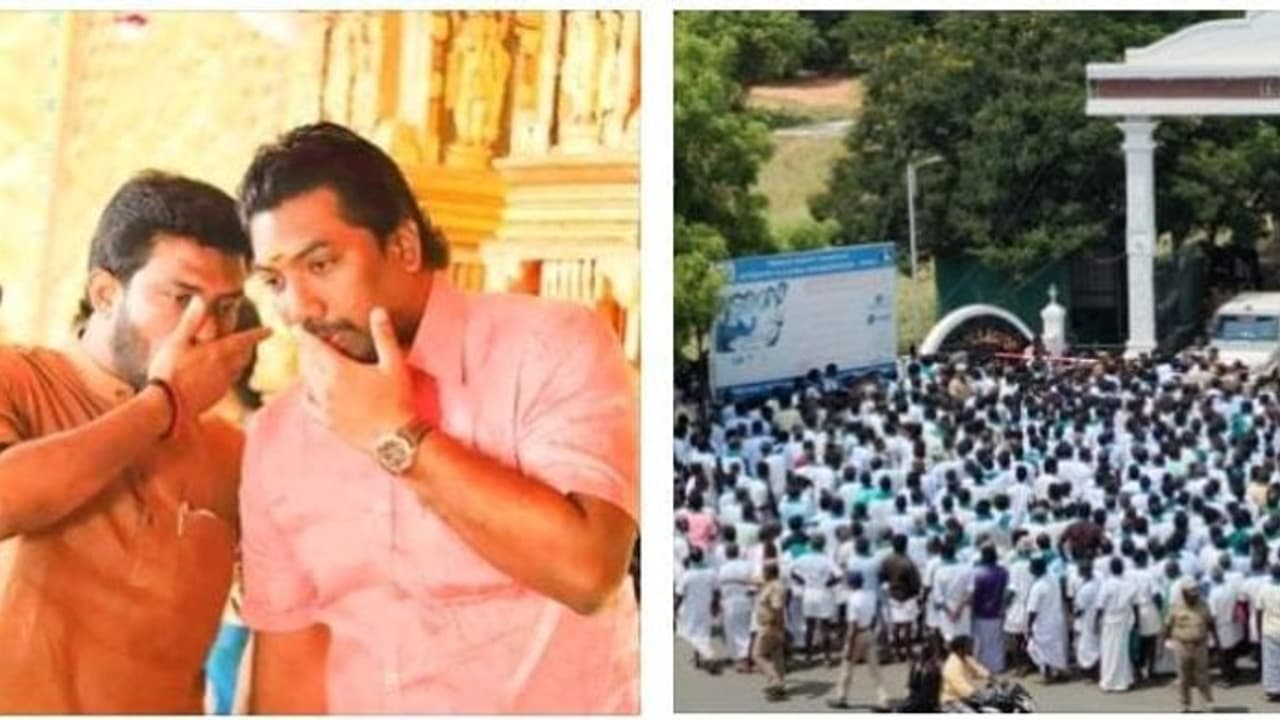 ஓபிஎஸ் மகனை கைது செய்ய வேண்டும்..! தேனி மாவட்டத்தில் திடீர் போராட்டத்தால் பரபரப்பு