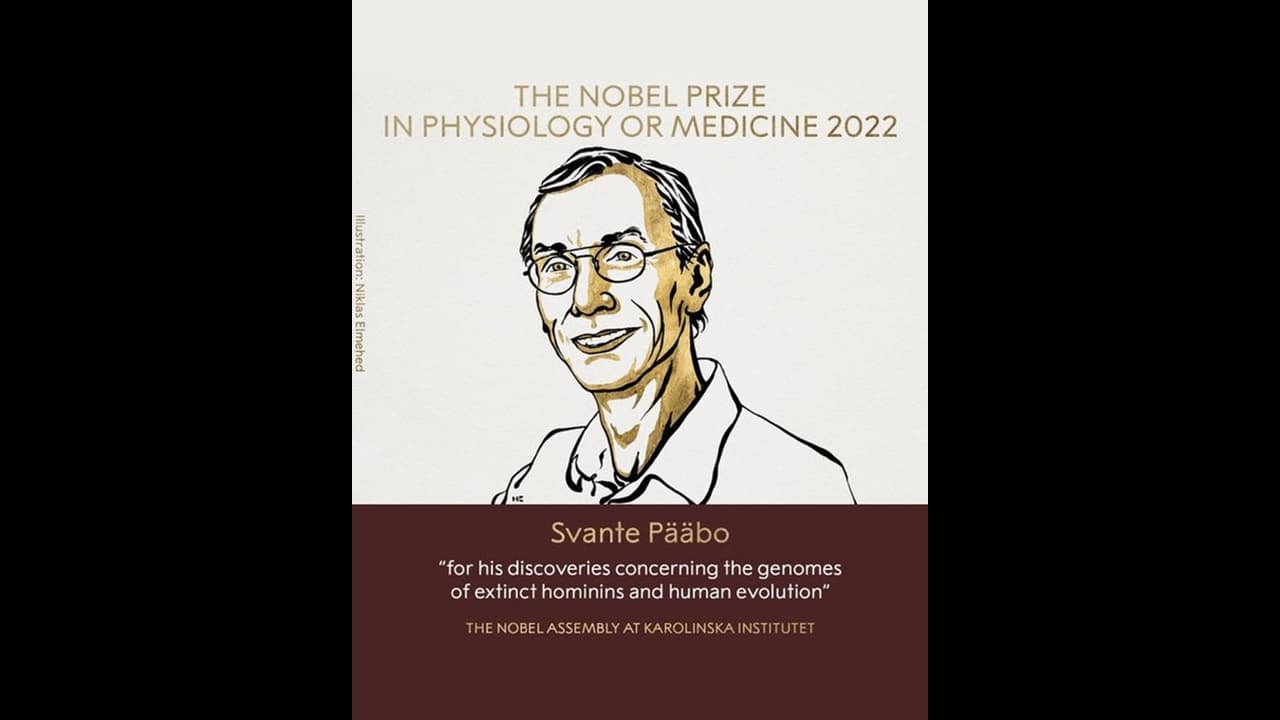 ಮಾನವ ವಿಕಾಸದ ಬಗ್ಗೆ ಆವಿಷ್ಕಾರ: ವೈದ್ಯಕೀಯ ಕ್ಷೇತ್ರದಲ್ಲಿ ಸ್ವಾಂಟೆ ಪಾಬೊಗೆ Nobel Prize 