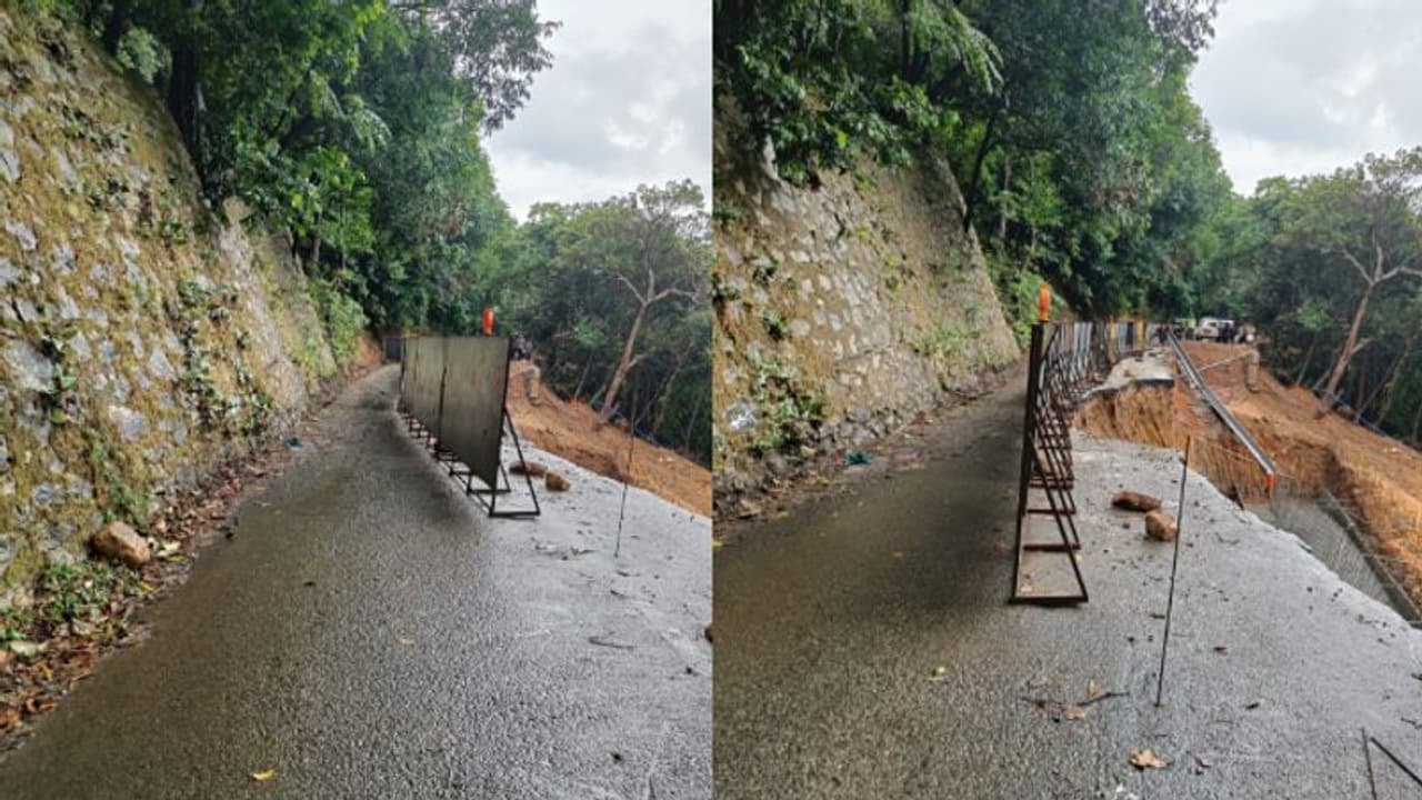 പൊൻമുടി പൂർണ്ണമായും ഒറ്റപ്പെട്ടു.പന്ത്രണ്ടാമത്തെ വളവിൽ കഴിഞ്ഞ മഴയത്ത് ഇടിഞ്ഞതിന്റെ ബാക്കി ഭാഗവും തകര്ന്നു പൊൻമുടി പൂർണ്ണമായും ഒറ്റപ്പെട്ടു.പന്ത്രണ്ടാമത്തെ വളവിൽ കഴിഞ്ഞ മഴയത്ത് ഇടിഞ്ഞതിന്റെ ബാക്കി ഭാഗവും തകര്ന്നു