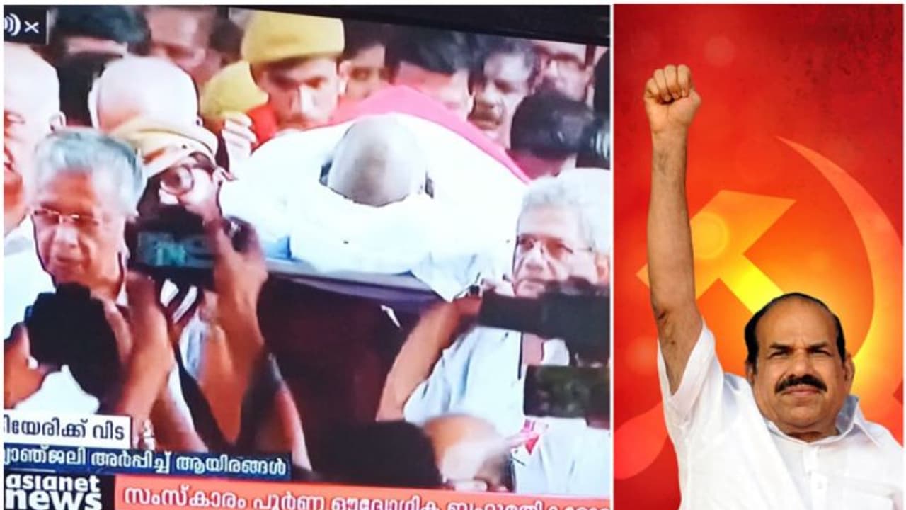 മൂന്ന് പതിറ്റാണ്ടിന്‍റെ സൗഹൃദത്തിന് വിട; കണ്ഠമിടറി, കോടിയേരിക്ക് ലാല്‍സലാം വിളിച്ച് പിണറായി