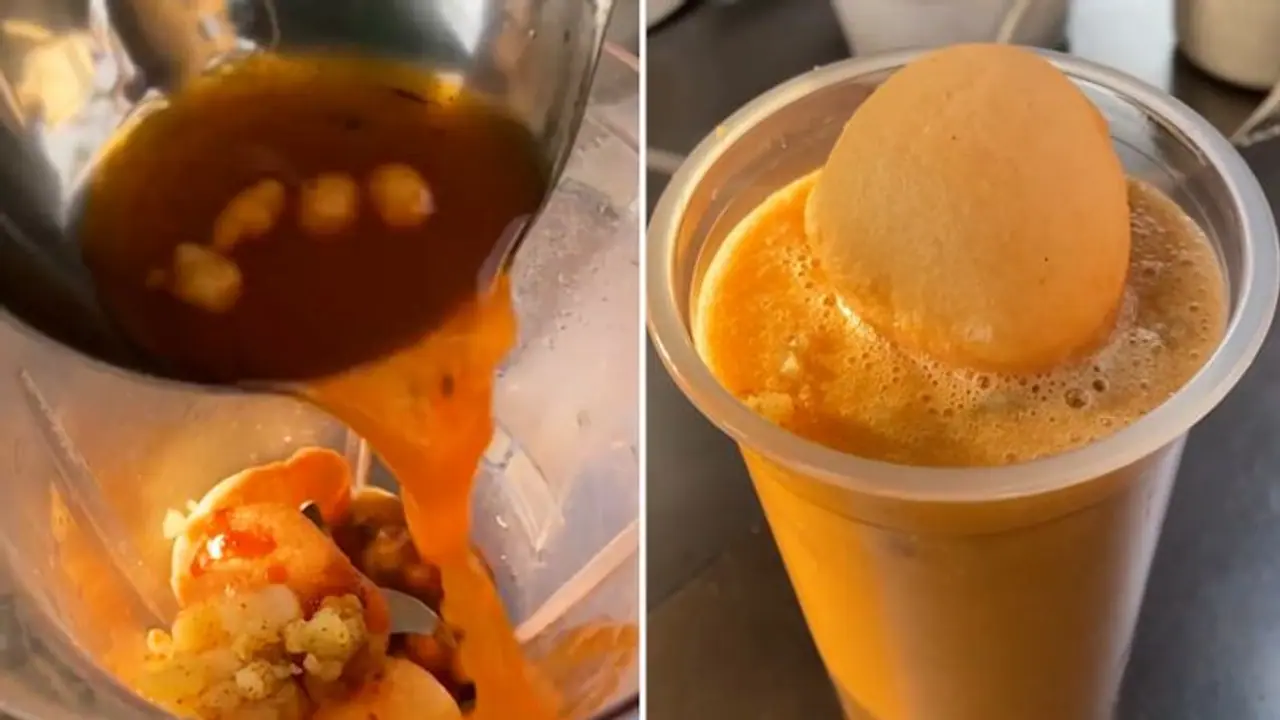 Watch: After chocolate pakoda, strawberry samosa, internet witnesses golgappa shake; netizens not happy