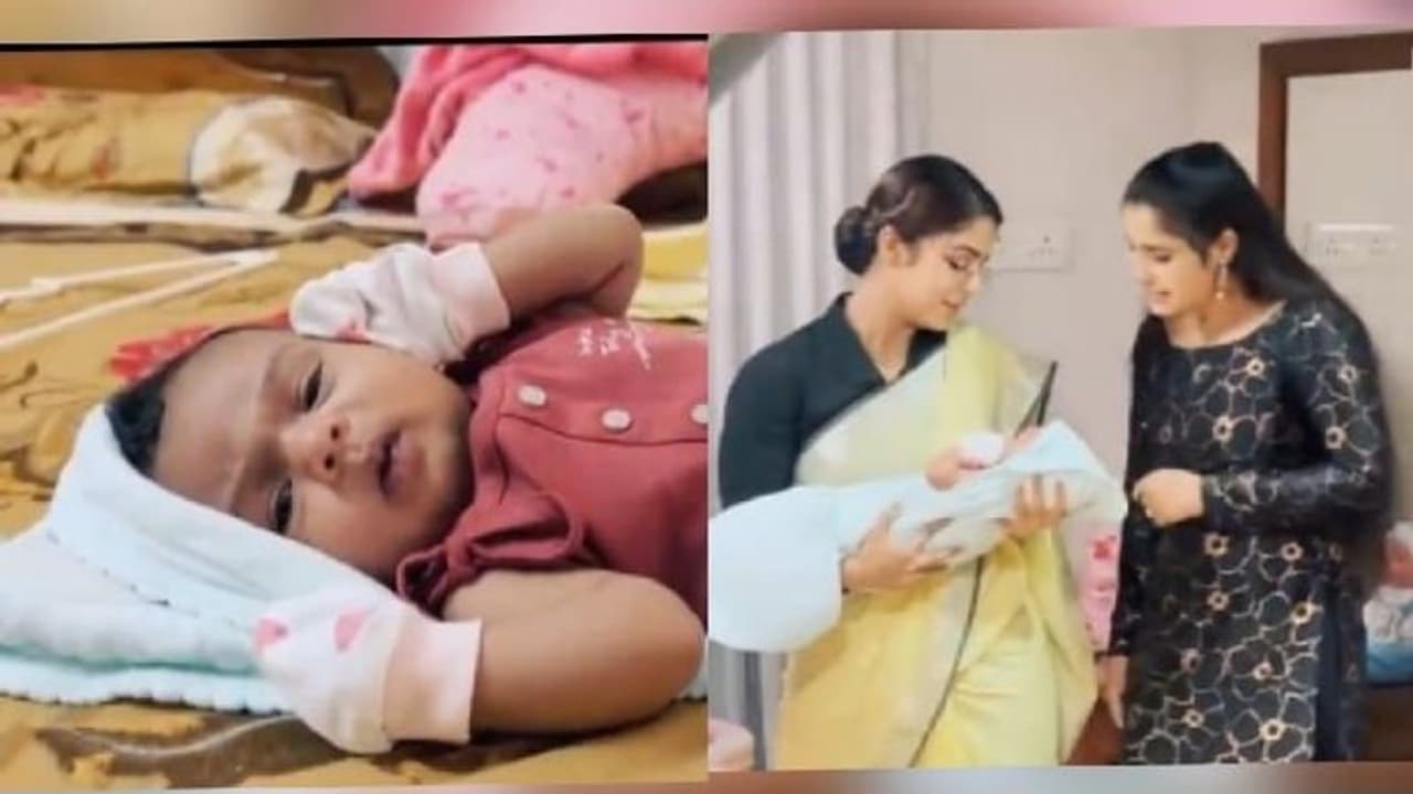 അച്ഛനും അമ്മയ്ക്കും പിന്നാലെ ക്യാമറക്ക് മുന്നിലേക്ക് മകളും; ധ്വനിയുടെ ആദ്യ സീരിയൽ വിശേഷവുമായി മൃദ്വ