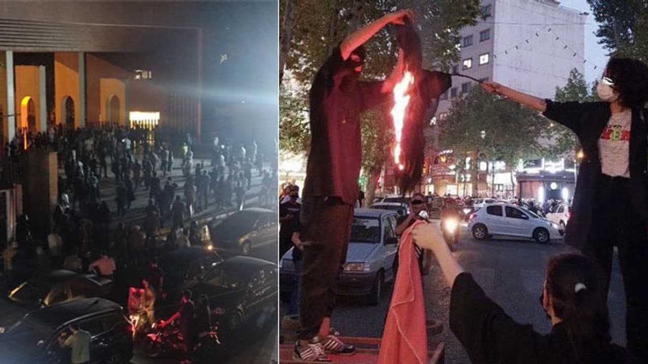 ईरान में हिजाब के खिलाफ आंदोलित यूनिवर्सिटी स्टूडेंट्स पर टूटा पुलिस का कहर, अमेरिका ने किया 'एक्शन' का ऐलान ईरान में हिजाब के खिलाफ आंदोलित यूनिवर्सिटी स्टूडेंट्स पर टूटा पुलिस का कहर, अमेरिका ने किया 'एक्शन' का ऐलान