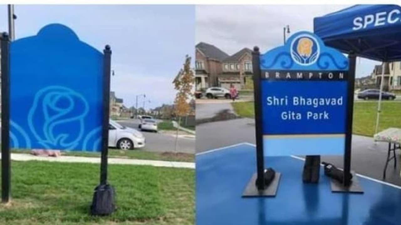 ಕೆನಡಾದಲ್ಲಿ ಭಗವದ್ಗೀತಾ ಪಾರ್ಕ್ ಚಿಹ್ನೆ ಧ್ವಂಸ: ಭಾರತ ಖಂಡನೆ