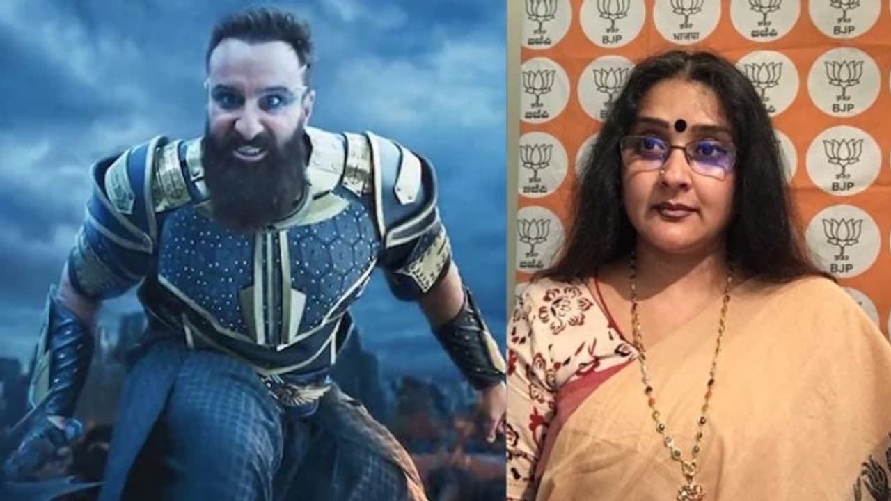 'നീല കണ്ണുള്ള, മേക്കപ്പ് ഇട്ട, ലെതര്‍ ജാക്കറ്റ് ധരിച്ച രാവണന്‍'; 'ആദിപുരുഷി'നെതിരെ ബിജെപി വക്താവ്