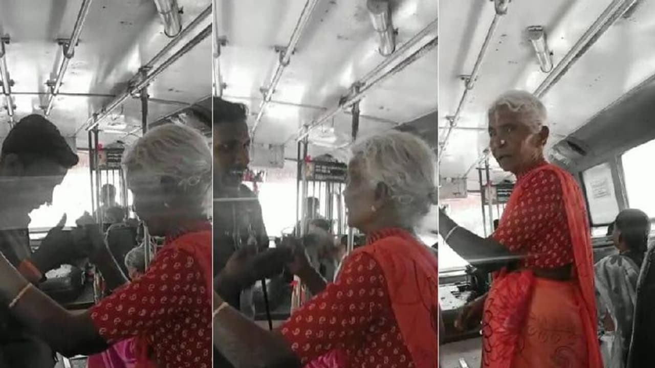 ತಮಿಳುನಾಡು ಸರ್ಕಾರದ ಉಚಿತ ಬಸ್‌ಗೆ ಅಜ್ಜಿಯ ತೀವ್ರ ವಿರೋಧ: ಟಿಕೆಟ್‌ಗಾಗಿ ಕಂಡಕ್ಟರ್‌ ಜೊತೆ ಕಿರಿಕ್
