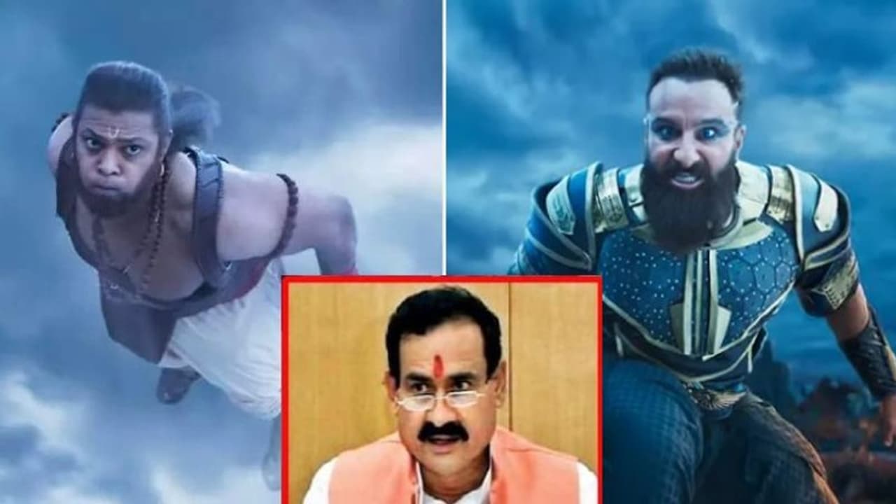 लेदर के कपड़ों में हनुमान तो बिना तिलक का रावण, आदिपुरुष टीजर पर भड़के MP के गृहमंत्री, डायरेक्टर को चेतावनी लेदर के कपड़ों में हनुमान तो बिना तिलक का रावण, आदिपुरुष टीजर पर भड़के MP के गृहमंत्री, डायरेक्टर को चेतावनी