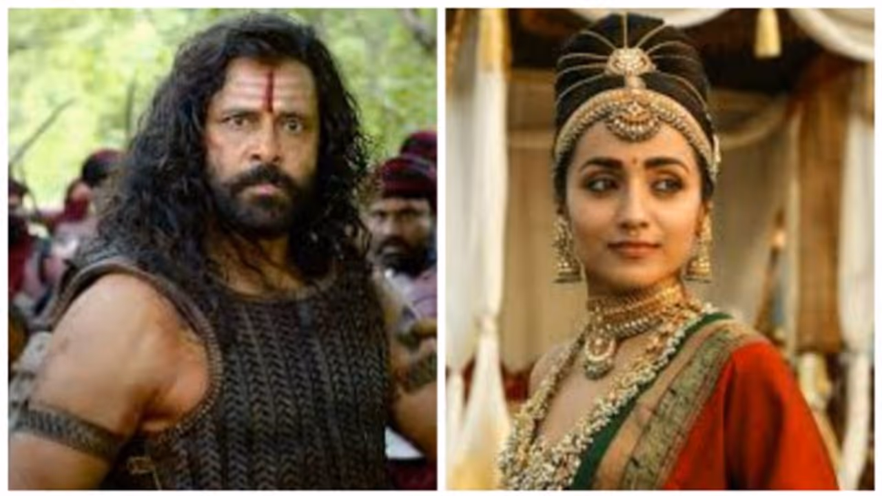 கெட்ட வார்த்தையில் விக்ரமை திட்டிய திரிஷா..வைரலாகும் வீடியோ! கெட்ட வார்த்தையில் விக்ரமை திட்டிய திரிஷா..வைரலாகும் வீடியோ!