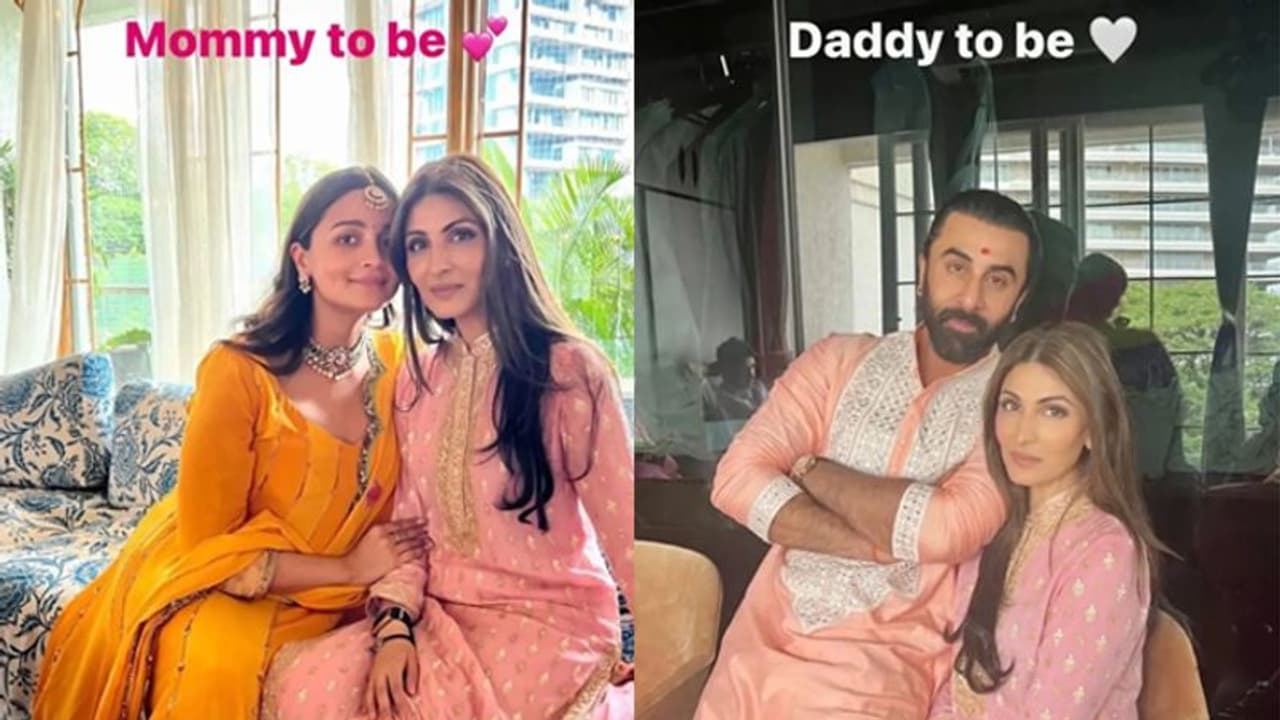 வயிற்றில் குழந்தையுடன் அழகு தேவதையாய் ஆலியாபட்..வளைகாப்பு போட்டோஸ் இதோ 