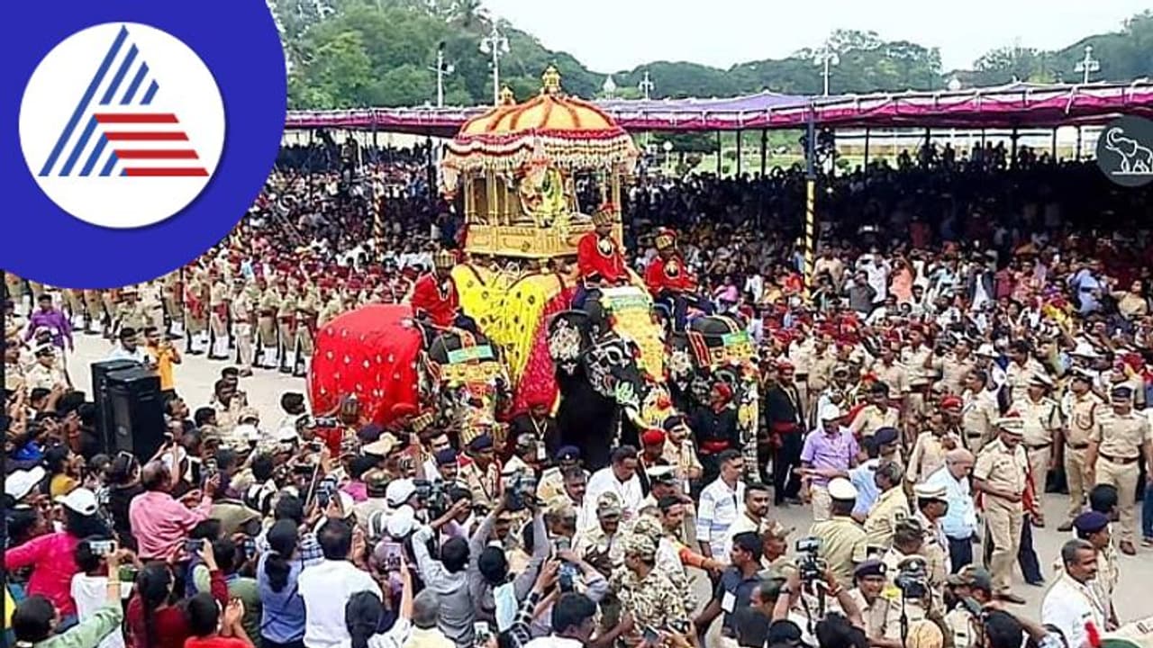 ಮೈಸೂರು ದಸರಾ: ಮೆರವಣಿಗೆ ತೆರಳಲು ಅಡೆತಡೆ ಮೈಸೂರು ದಸರಾ: ಮೆರವಣಿಗೆ ತೆರಳಲು ಅಡೆತಡೆ
