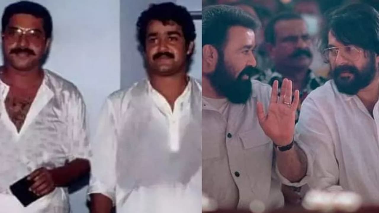 മോഹൻലാലിന്റെ കല്യാണത്തിന് വെച്ച കണ്ണാടിയാണ് 'ബറോസി'ന്റെ ലോഞ്ചിനും വെച്ചത്: മമ്മൂട്ടി മോഹൻലാലിന്റെ കല്യാണത്തിന് വെച്ച കണ്ണാടിയാണ് 'ബറോസി'ന്റെ ലോഞ്ചിനും വെച്ചത്: മമ്മൂട്ടി