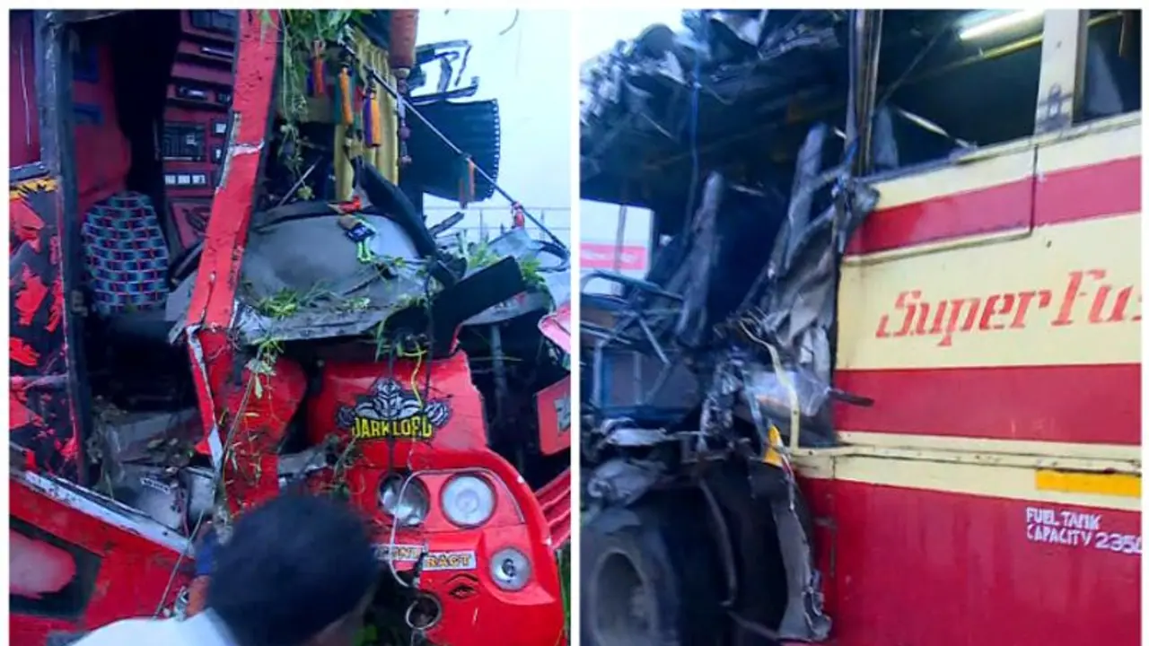 വടക്കഞ്ചേരി ബസ് അപകടം:'കെഎസ്ആര്‍ടിസി ബസിന്‍റെ ഭാഗത്തും പിഴവ്',മോട്ടോര്‍ വാഹനവകുപ്പിന്‍റെ അന്തിമ റിപ്പോർട്ട്