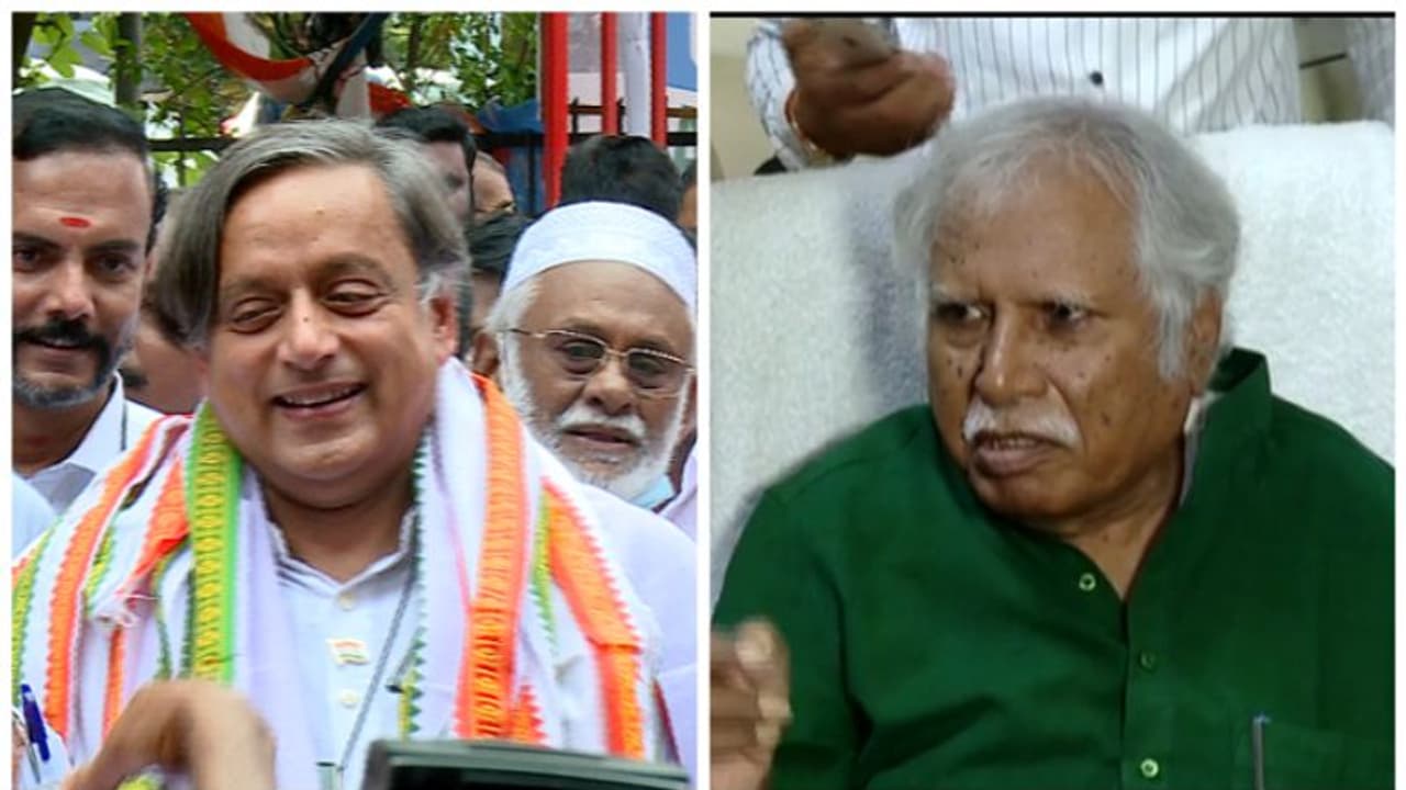 നേതാക്കൾക്കെതിരായ തരൂരിന്റെ പരസ്യ പ്രസ്താവനയിൽ അതൃപ്തി, പരാതി കിട്ടിയിട്ടില്ലെന്നും തെരഞ്ഞെടുപ്പ് സമിതി നേതാക്കൾക്കെതിരായ തരൂരിന്റെ പരസ്യ പ്രസ്താവനയിൽ അതൃപ്തി, പരാതി കിട്ടിയിട്ടില്ലെന്നും തെരഞ്ഞെടുപ്പ് സമിതി