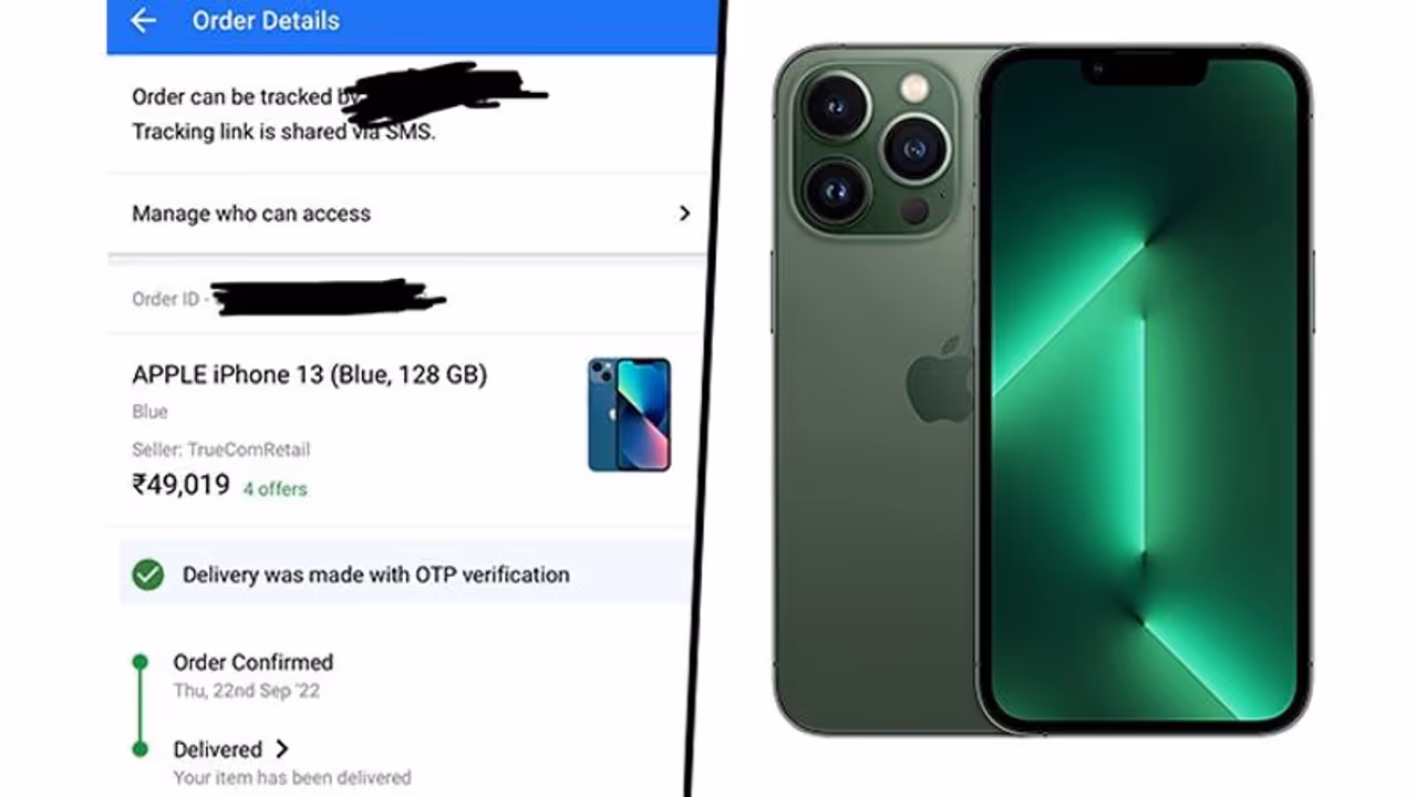 Flipkart delivers iPhone 14 to a customer instead of iPhone 13; netizens react