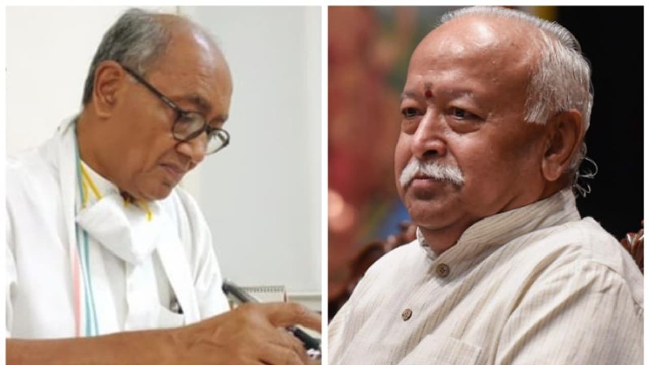 ആർഎസ്എസിന് മാറാൻ കഴിയുമോ, സംഘടനയ്ക്ക് സ്ത്രീമേധാവി ഉണ്ടാകുമോ? മോഹൻ ഭഗവതിനോട് ദിഗ്വിജയ് സിംഗിന്റെ ചോദ്യങ്ങൾ ആർഎസ്എസിന് മാറാൻ കഴിയുമോ, സംഘടനയ്ക്ക് സ്ത്രീമേധാവി ഉണ്ടാകുമോ? മോഹൻ ഭഗവതിനോട് ദിഗ്വിജയ് സിംഗിന്റെ ചോദ്യങ്ങൾ