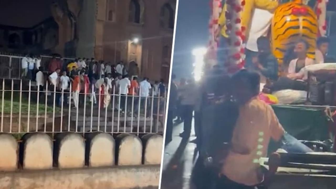 9 booked after mob barges into heritage Madrasa in Karnataka on Dussehra, performs puja