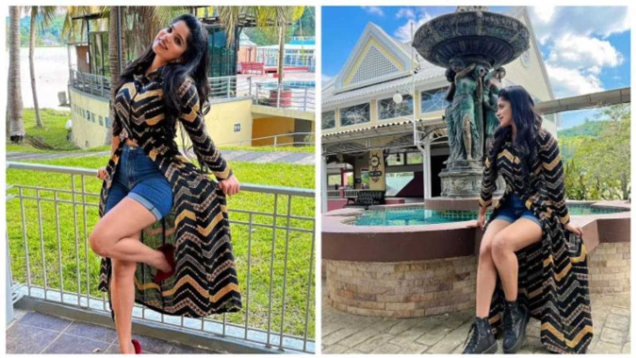 குட்டை உடையுடன் வெளிநாட்டில் கலக்கும் திவ்யபாரதி ..கூல் கிளிக் இதோ குட்டை உடையுடன் வெளிநாட்டில் கலக்கும் திவ்யபாரதி ..கூல் கிளிக் இதோ