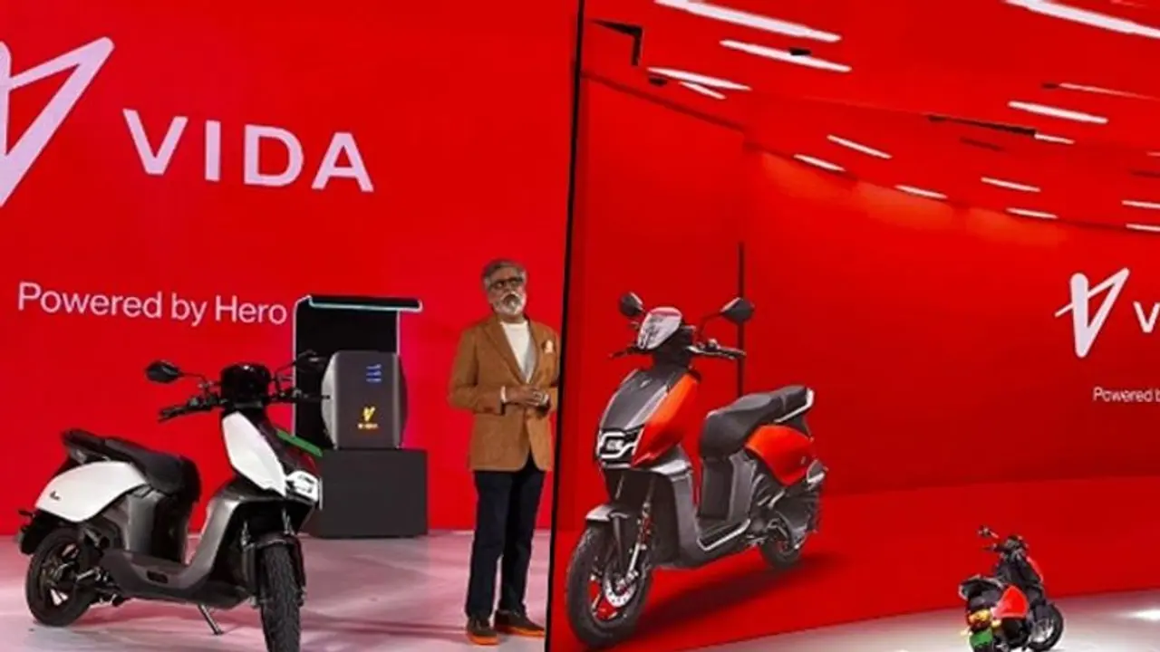 Hero Vida V1 electric scooter launched at Rs 1.45 lakh; Upto 165 km range, 80kmph top speed, other details