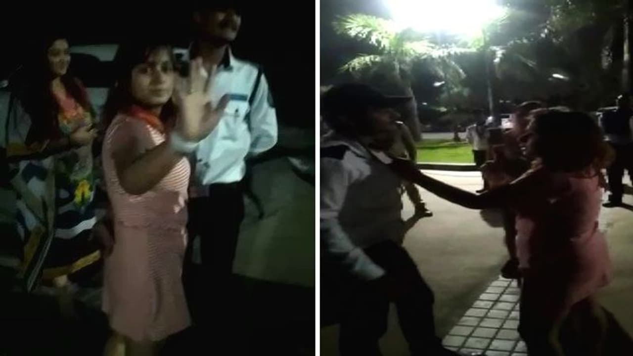 இரவில் காவலாளியை அடித்து உதைத்த பெண்.. அபார்ட்மெண்டில் வேடிக்கை பார்த்த மக்கள் பதறவைக்கும் அதிர்ச்சி சம்பவம்