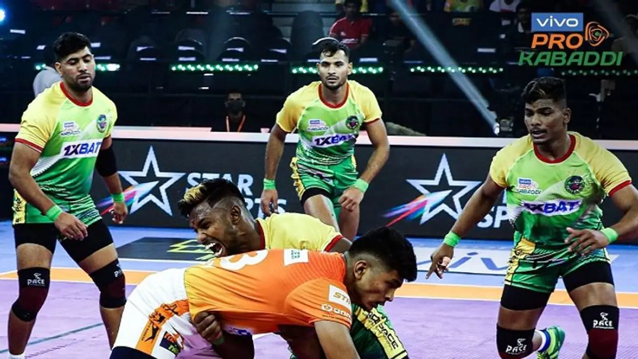Pro Kabaddi League ಪಾಟ್ನಾ ಪೈರೇಟ್ಸ್ ಹಾಗೂ ಪುಣೇರಿ ಪಲ್ಟನ್ ಪಂದ್ಯ ರೋಚಕ ಟೈನಲ್ಲಿ ಅಂತ್ಯ! Pro Kabaddi League ಪಾಟ್ನಾ ಪೈರೇಟ್ಸ್ ಹಾಗೂ ಪುಣೇರಿ ಪಲ್ಟನ್ ಪಂದ್ಯ ರೋಚಕ ಟೈನಲ್ಲಿ ಅಂತ್ಯ!
