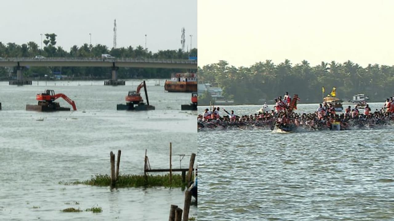 ചാമ്പ്യൻസ് ബോട്ട് ലീഗ് മത്സരങ്ങൾക്കിടെ വള്ളങ്ങൾ മറിയാന്‍ കാരണം ജലസേചന വകുപ്പിന്‍റെ ചെളി കോരലെന്ന് ആരോപണം