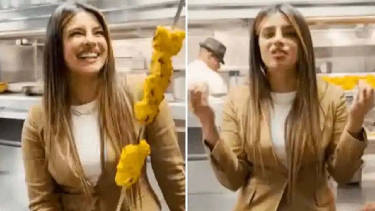 Priyanka Chopra turns chef for her restaurant Sona, tries to cook Avocado Bhel, Burrata Butter Chicken pizza Priyanka Chopra turns chef for her restaurant Sona, tries to cook Avocado Bhel, Burrata Butter Chicken pizza