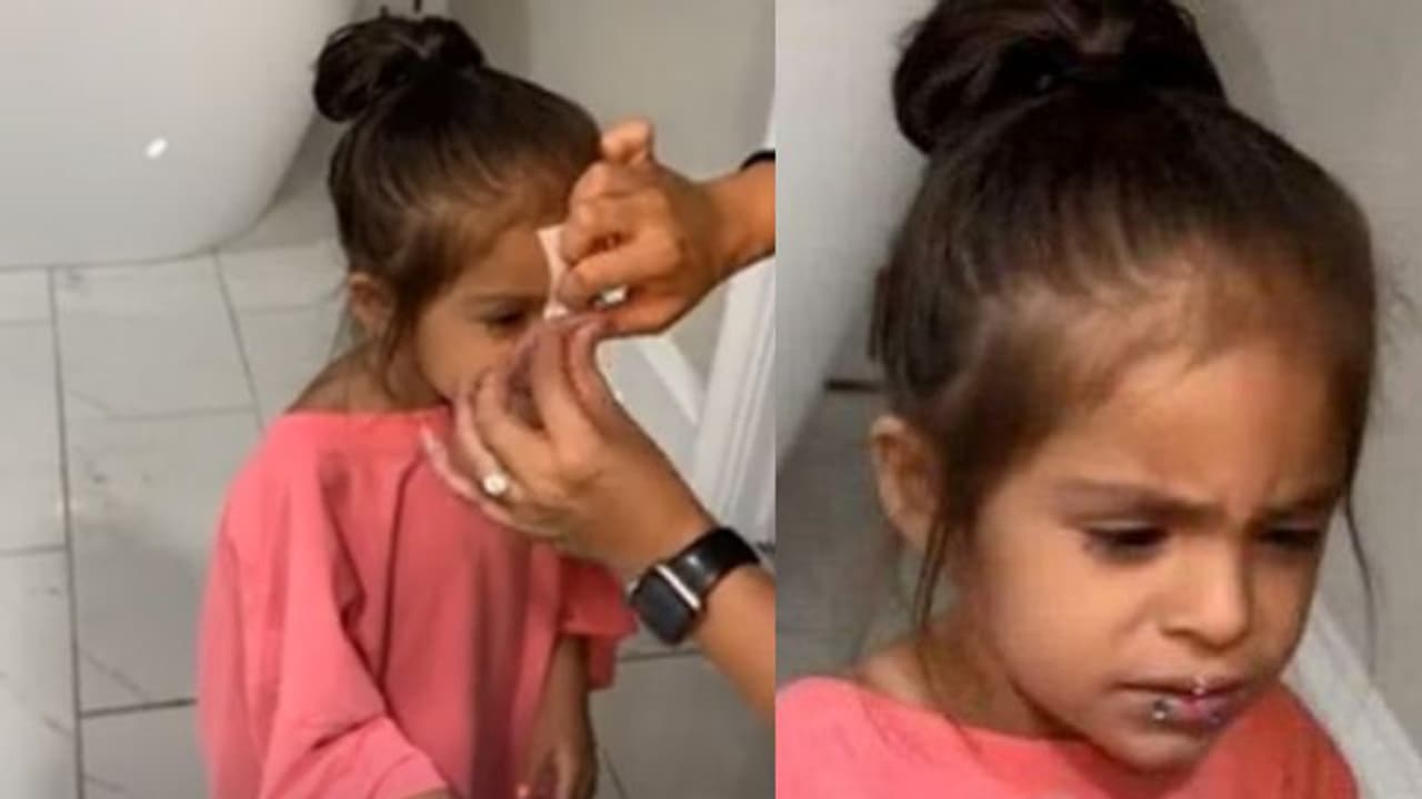 'എനിക്ക് വേദനിക്കുന്നു'; മൂന്ന് വയസുകാരിയുടെ കൂട്ടുപുരികം വാക്സ് ചെയ്ത അമ്മയ്ക്ക് വിമര്‍ശനം; വീഡിയോ