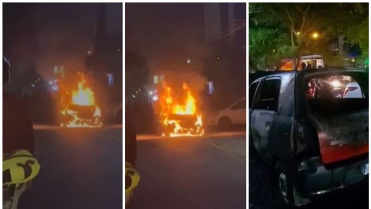 കൊച്ചിയിൽ ഓടിക്കൊണ്ടിരുന്ന കാറിന് തീപിടിച്ചു, നാല് പേരടങ്ങുന്ന കുടുംബം രക്ഷപ്പെട്ടത് തലനാരിഴക്ക് 